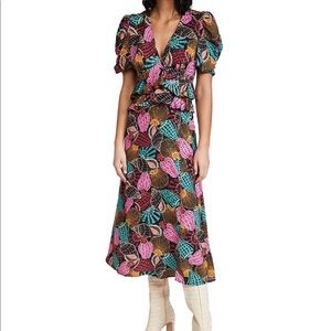 FARM Rio Shell Midi Dress Small